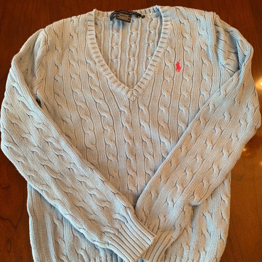 Ralph Lauren Sport Cable Knit Sweater Size M